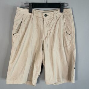 Lululemon Mens 30 Beige Tan Casual Outdoor 5 Pocket Shorts